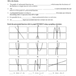 31 Graphing Polynomial Functions Worksheet Answers Worksheet Information