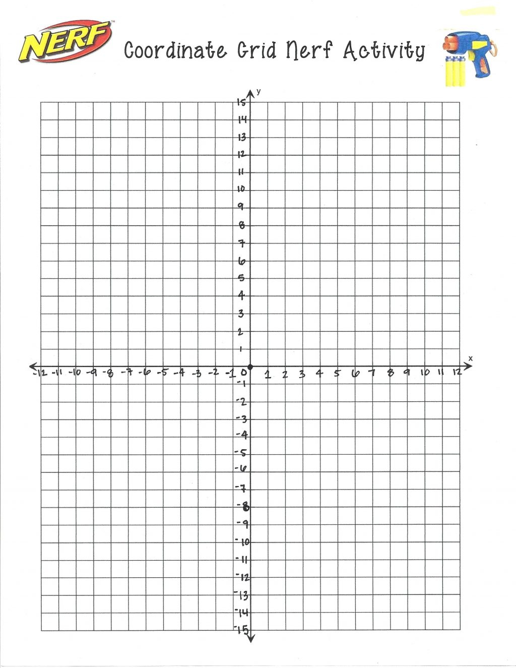 Coordinate Plane Worksheets 6th Grade