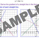 Finding The Equation Of Straight Line Graphs Mr Mathematics