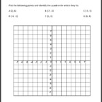 Graphing Integers Worksheet Grade 6 Printable Worksheets And
