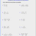 Graphing Rational Functions Worksheet 1 Horizontal Asymptotes Answers
