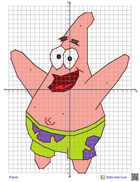 Great Worksheets With Characters To Use For Graphing On A Coordinate 
