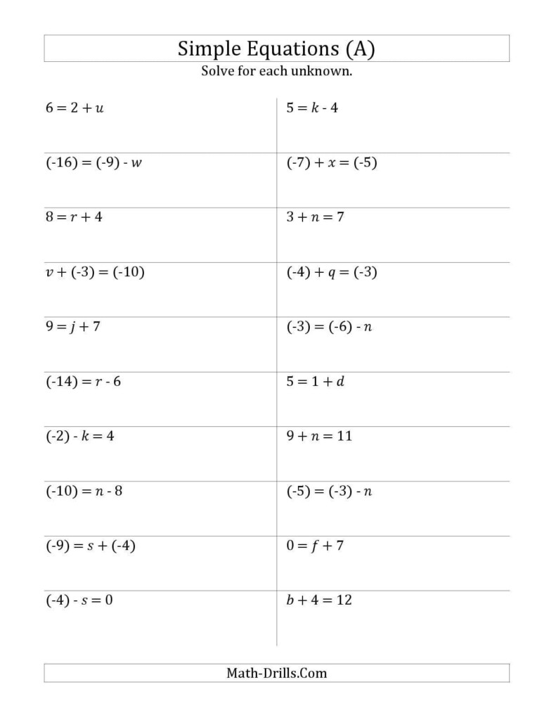 Inequalities Practice Worksheet Db excel