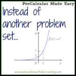 Math Mondays Graphing Exponential Functions Worksheet Alternative