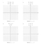 Solve Systems Of Linear Equations By Graphing Mixed Standard And Slope
