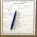 Solving Rational Inequalities Worksheet With Answers Worksheet