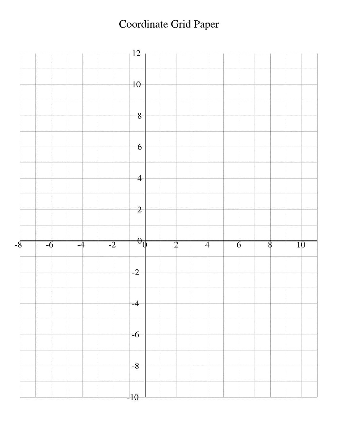 Free Math Grid Worksheets Activity Shelter
