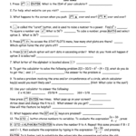 Graphing Calculator Scavenger Hunt Fill Online Printable Fillable