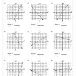 Slope Worksheets