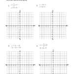 Solving Systems By Graphing Worksheet